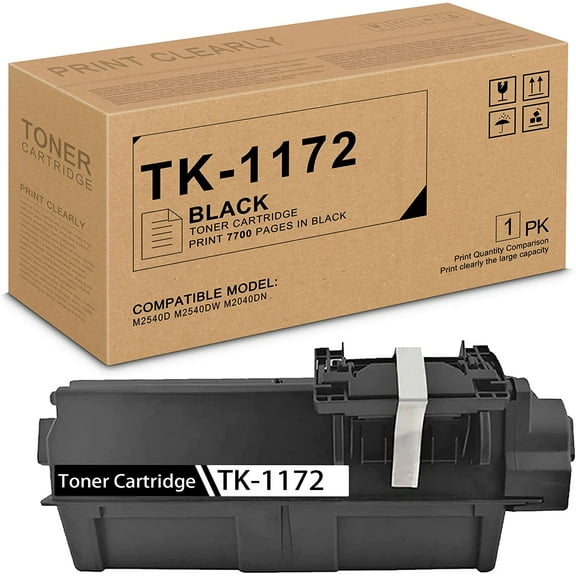 1 Black Compatible TK-1172 (1T02S50US0) Toner Cartridge Replacement for Kyocera M2540d Printer