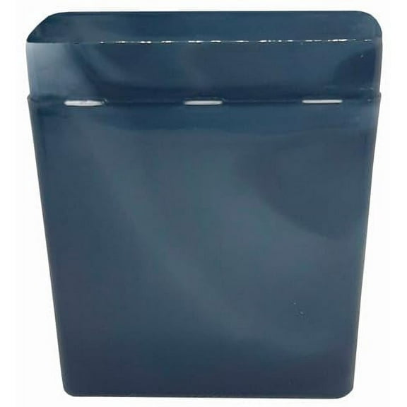1 Black King Size Crush-Proof Plastic Flip Open Case Holds 25 Cigarettes - 2602