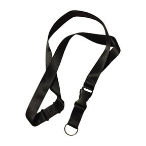 1 Black anti choke Lanyard perfect for ID Badge Holders Features Strangle Proof Release Buckle