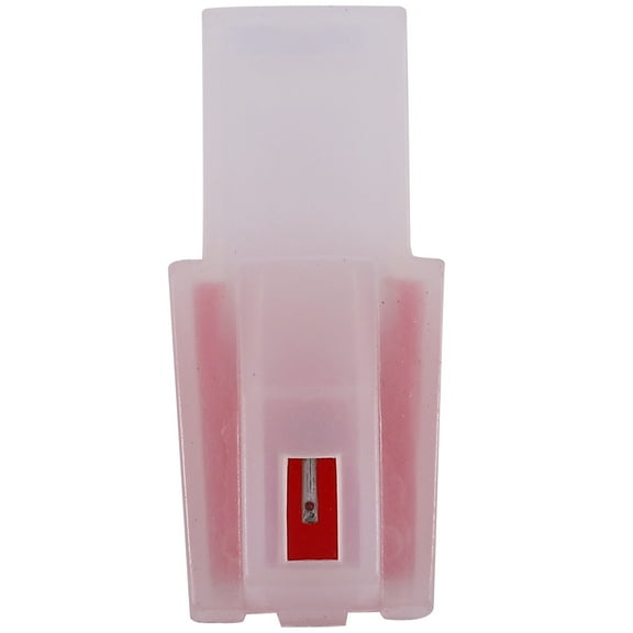 1*Black plastic phonograph record player-Red