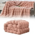 thumbnail image 1 of 1 Blanket Bubble Blanket All Season Nap Sofa Leisure Conditioner Cover Blanket Plush Sofa Blanket Living Room Sleeping Blanket, 1 of 7