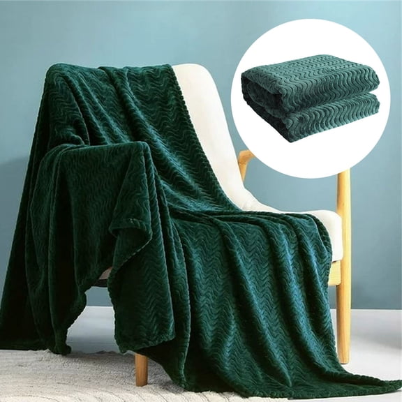 1*Blanket Large Flannel Throw Blanket Weave Pattern (50 Blanket