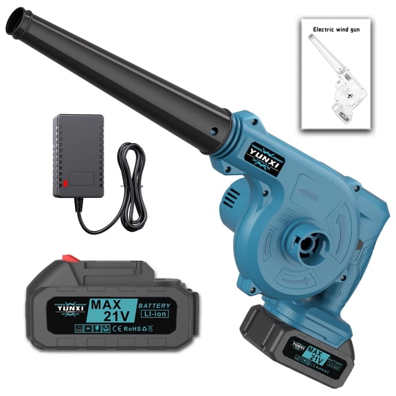1 Blue Leaf Blower Battery