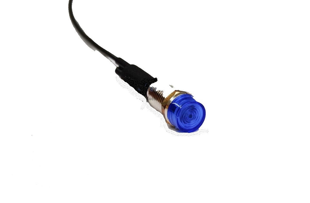 Mini Led Dash (1) Blue Mini LED Dash Light Indicator, Pilot Warning Lamp, 1/4 ...