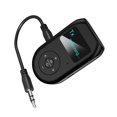 thumbnail image 1 of 1* Bluetooth Adapter Set, Bluetooth 5.0 Audio Receiver Transmitter LCD Display Handfrees Calling 3.5mm AUX, 1 of 2