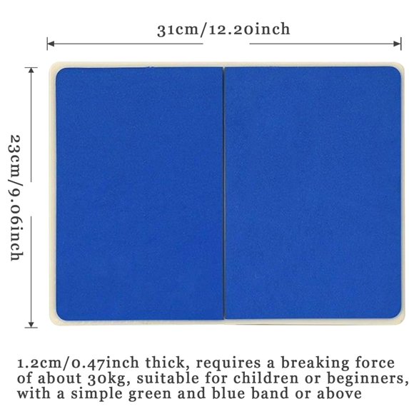1 Board Rebreakable Board For Kids Reusable Thickened Training Taekwondo Board Taekwondo Breaking Boards For Performance Practicing Test Red | Taekwondo Boards