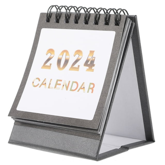 1 Book of Free Standing Calendar 2024 Desktop Calendar Desktop Calendar