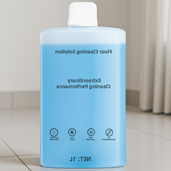 1 Bottle (33.8 fl oz) Floor Cleaning Solution for Robot Mop and Wet Dry Vacuums, Multi-Surface Streak-Free Dilutable Formula