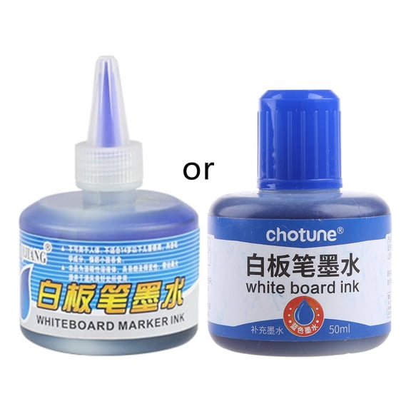 1 Bottle 50ml Refill Ink for Refilling Inks Whiteboard Marker Pen Black Red Blue