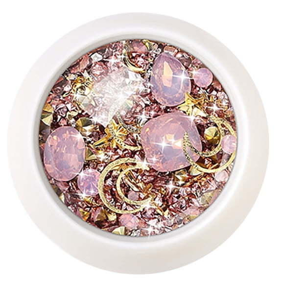 HOARBOEG 1 Bottle Multi Shapes AB Nail Rhinestone Crystals Rhinestone for Nail Art Decoration