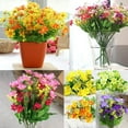 thumbnail image 1 of 1 Bouquet 28 Heads Fake Chrysanthemum Simulation Artificial Silk Flower Home Hotel Bouquet Bridal Wedding Decoration Floral (Not Include Flower Pots), 1 of 7
