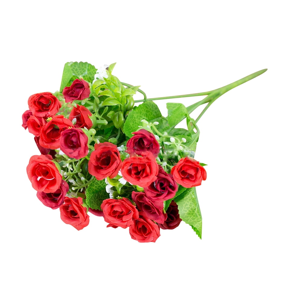 1 Bouquet Artificial Fake Rose Flower Plant Home Office Party Decor ...