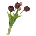 thumbnail image 1 of 1 Bouquet Artificial Flower Simulated No Withering Vibrant Tulip Fake Flower Decor Household Supplies Blue, 1 of 7