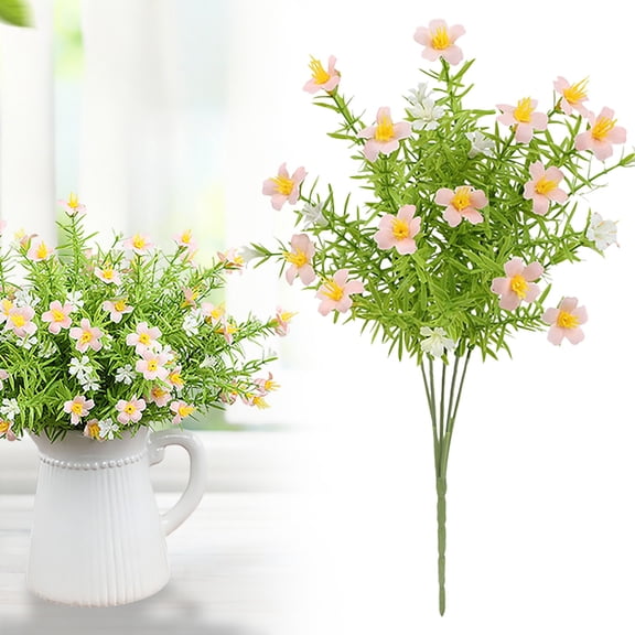 1 Bouquet Daisies Artificial Flowers White Daisy Fake Silk Flower Arrangements for Home Wedding Decoration