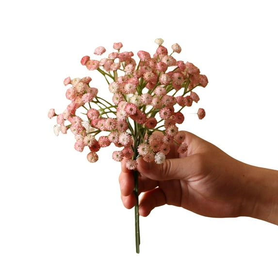 1 Bouquet Gypsophila Bouquet Easy Care Multi-fork Anti-fade No-watering Flower Arrangement Fake Gypsophila for Wedding