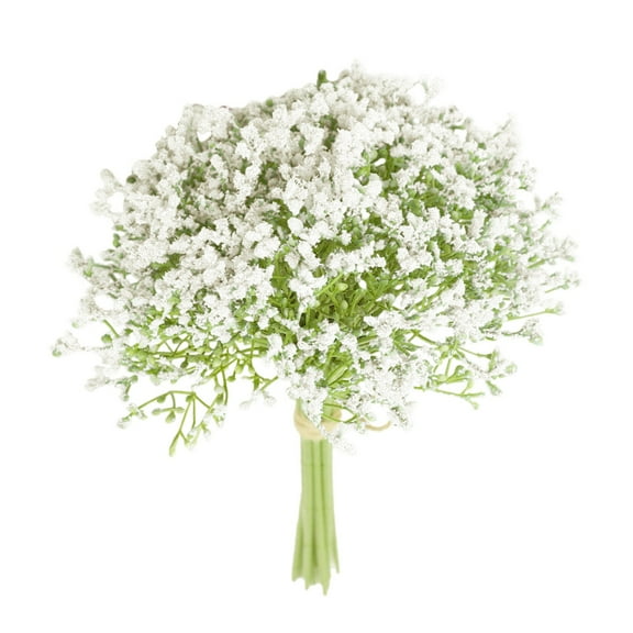 1 Bouquet of Artificial Flowers (12 Branches) - Artificial 12Pcs Babys Breath Artificial Flowers for Decoration Gypsophila Bouquet