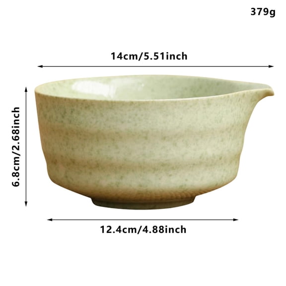 1*Bowl*1+1*Bowl*1+1*Bowl*1 Clearance! Japanese Style Ceramic Matcha Bowl Set | Four Piece Set Of Tea with Mouth | Baihonli Tea | Grade | Hand Beaten Matcha Tools | a Must for Tea