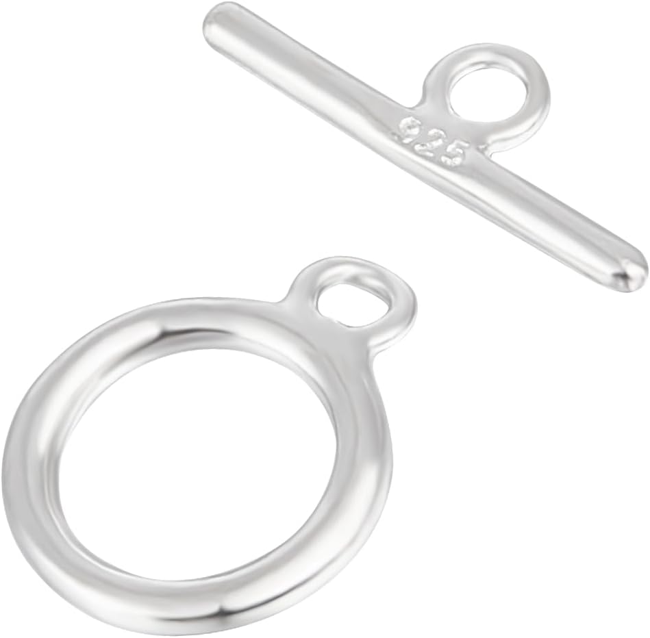 Wellesley Row Sterling Silver Choker Necklace - 5mm Rolo Chain With Toggle Clasp