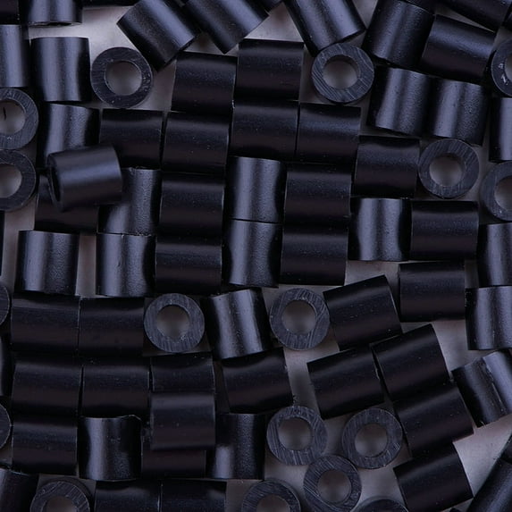 1 Box 1 Box 5mm Melty Beads PE DIY Fuse Beads Refills for Kids Tube Black 5x5mm Hole: 3mm 500pcs/box