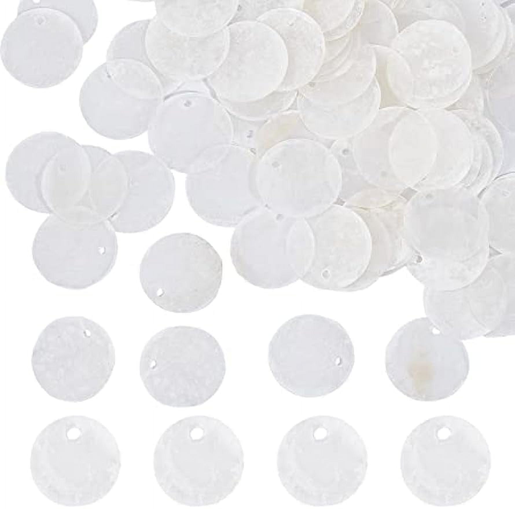 Shell 100pcs 1 Box 100Pcs Shell Charms Seashell Charm 20mm Flat Round Natural ...