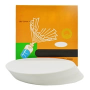 1 Box/100pcs Premium Medium Qualitative Filter Paper Round Oil Test Paper Pratical Qualitative Filter Paper (15cm)