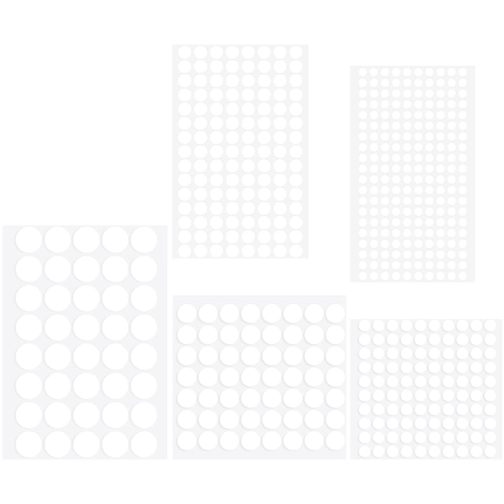 6 Sheets Foam Adhesive Squares, 990 PCS 2 Sizes Double Sided Self Adhesive Dots 3D Pop Foam Mount Precut Squares Strips Foam Tape Crafts Scrapbook Sup