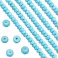 thumbnail image 1 of 1 Box 110+PCS 3mm Turquoise Heishi Beads Natural Stone Disc Beads Small Blue Stones Gemstone Loose Flat Round Spacer Bead Bulk for Jewelry Making DIY Earrings Bracelet Necklace Crafts DIY, 1 of 6