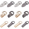 thumbnail image 1 of 1 Box 12 Pack Metal Bag Chain Buckle 6 Styles Alloy Purse Suspension Clasp Handbag Side Clip Buckles Detachable D Ring Buckle Chain Link Connector Backpack Hardware for DIY Leather Craft Making, 1 of 6
