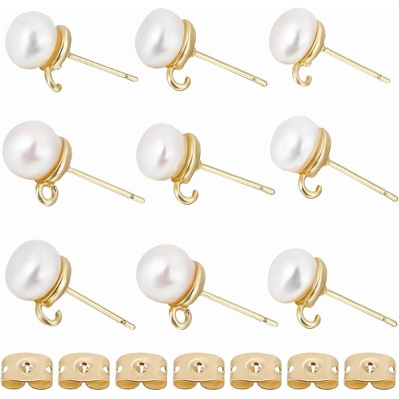 10 Pairs Gold Filled Earring Butterfly Backings – Findings For Jewelry Making (S11)