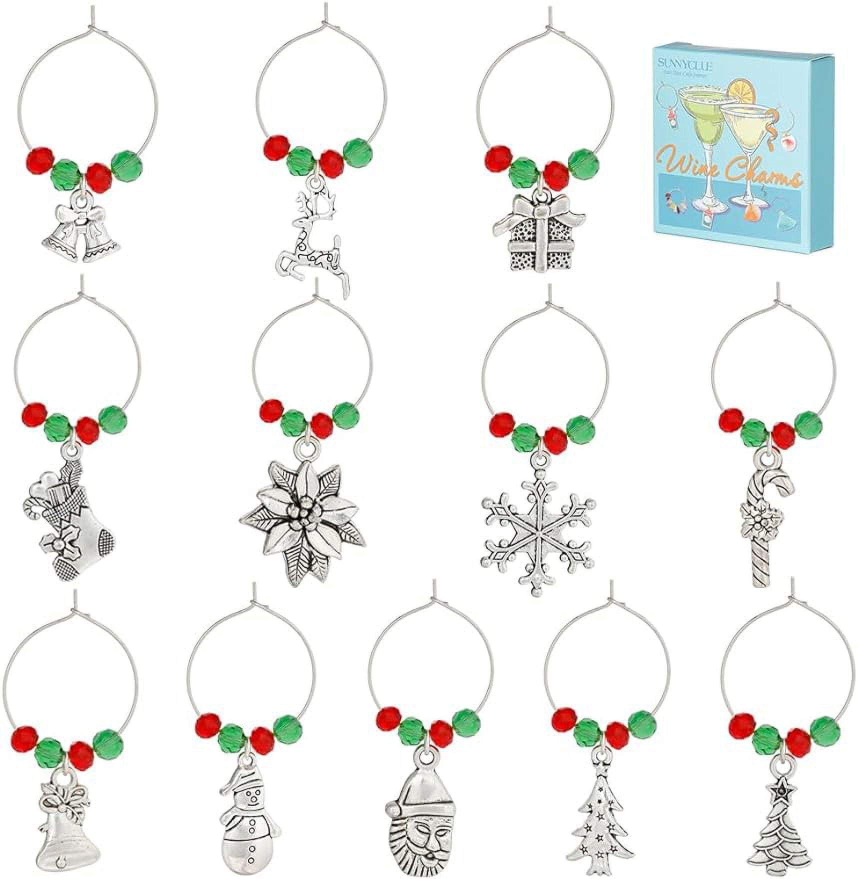 Marqueurs Pour Verres SUNNYCLUE - 26 Sets Avec Lettres, Pour Fêtes Et Réunions