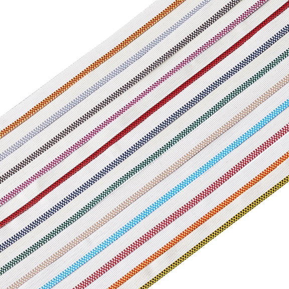 1 Box 14Pcs 14 Colors Polycotton Ribbon Book Headband Bookbinding Accessories Mixed Color 1/2 inch(13.5mm) 1pc/color
