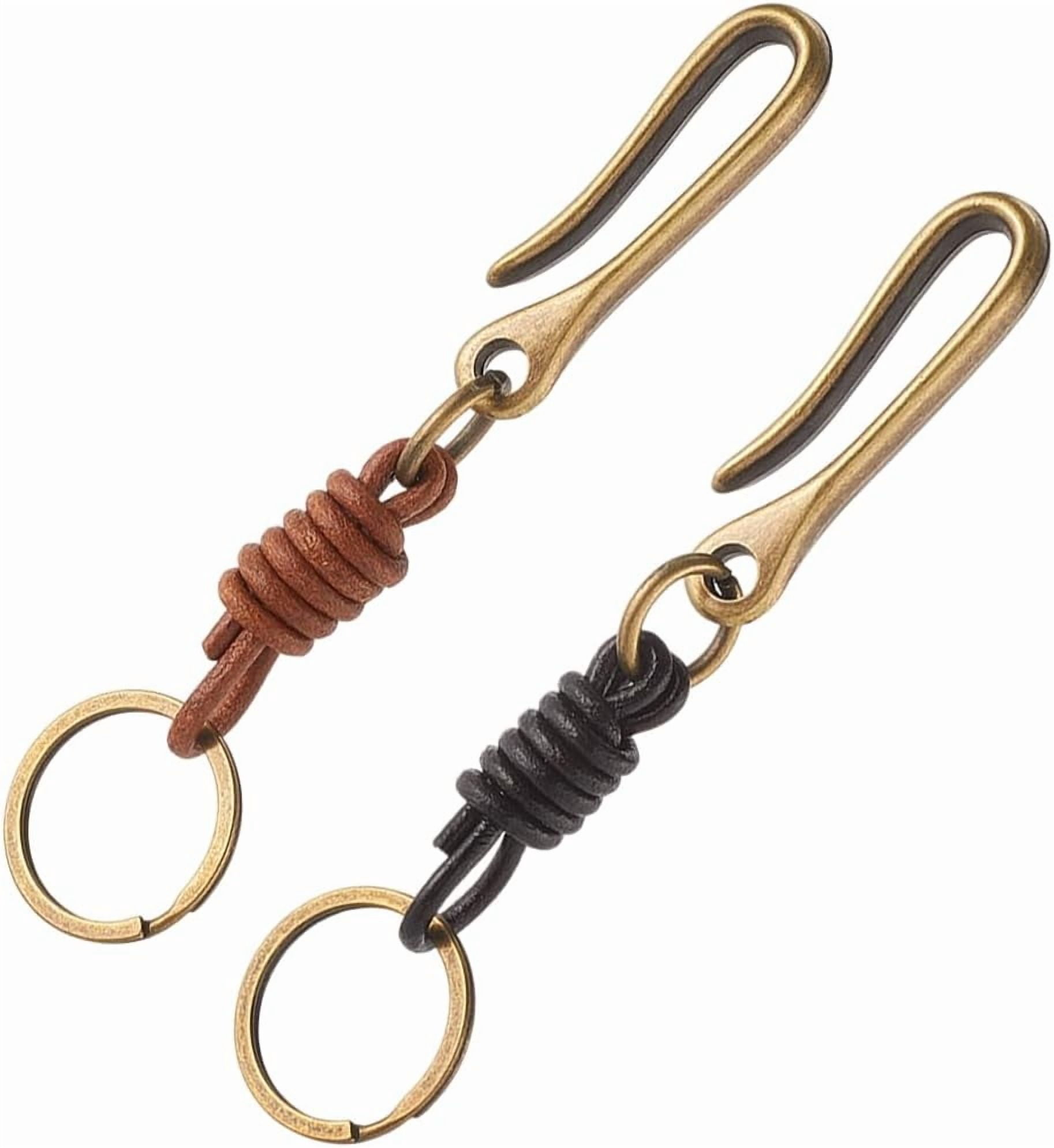 1 Box 2 Colors U Shaped Keychain Fish Hook Key Chains Bulk Genuine ...