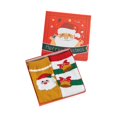 thumbnail image 1 of 1 Box Of 2 Pairs Of Christmas Stockings,christmas socks for kids,toddler christmas socks,Christmas Fuzzy Socks for Kids Plush Cartoon Non Slip Slipper Winter Warm Fleece Socks with Gift Box, 1 of 6