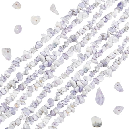 1 Box 2 Strand Natural Purple Turquoise Chip Beads 5~17mm Gemstone Chips Beads for Jewelry Making DIY Handmade Craft grey