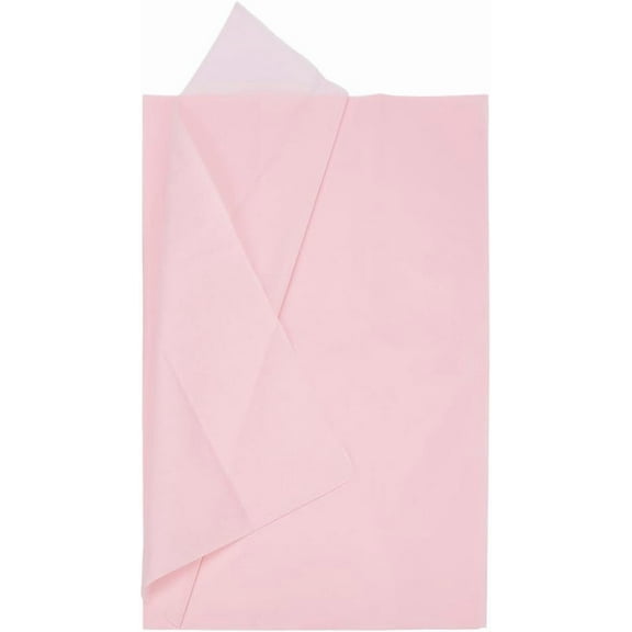 1 Box 20 Sheets 19"x25" Tissue Wrapping Paper Sheets Gift Tissue Pink Large Bulk Translucent Lightweight Soft Thin Single Color Paper for Crafts Festival Gifts Bags Box Decorations Pink