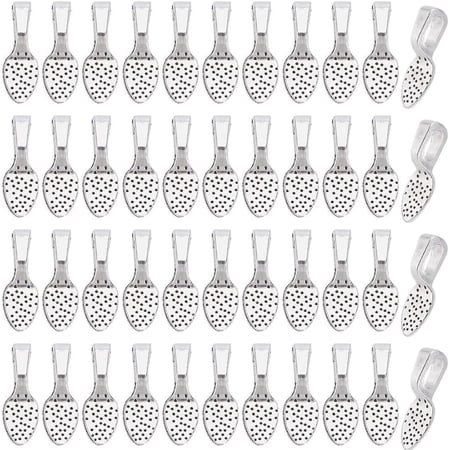 1 Box 200Pcs Flat Pad Charms Silver Necklace Bails Bulk Alloy Tibetan Silver Shovel Spoon Cabochon Charm Base Blank Setting Glue on Bails for Necklaces Jewelry Making Cabochons Gems DIY Craft for DIY