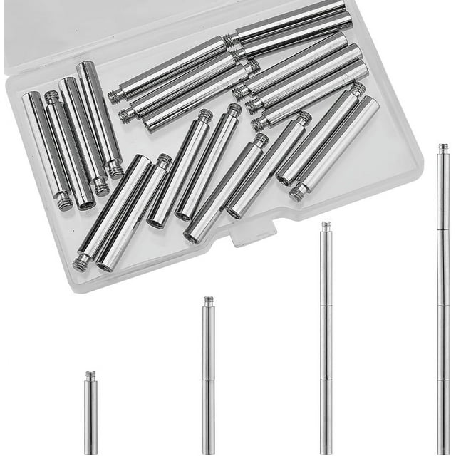 1 Box 20Pcs 34 x 5mm Photo Album Scrapbook Extension Posts Screws Brass