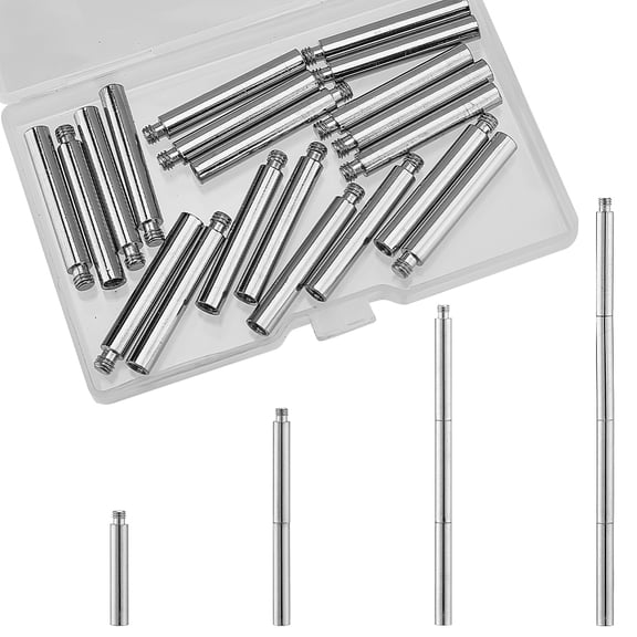 1 Box 20Pcs 34 x 5mm Photo Album Scrapbook Extension Posts Screws Brass Photo Album Binding Screw Replacements Binding Extending Scrapbook