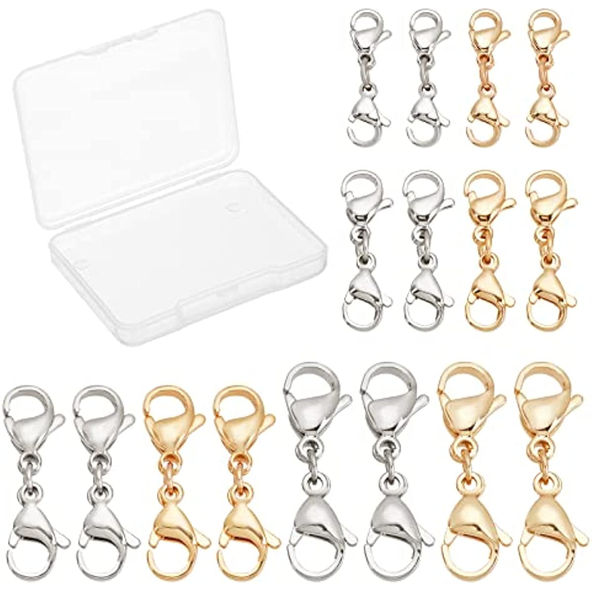 Zpsolution Double Small Carabiner Clips - Zipper Clip Theft Deterrent -  Holding The Zipper Closed - Zipper Pull Replacement
