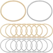 1 Box 20Pcs Snake Bracelet Chain Expandable Bangles 3mm Gold Silver Metal Stainless Steel Adjustable Spring Friendship Bracelets Cuffs Chains for Jewelry Making DIY Crafts Women Accessories for diy