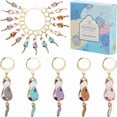thumbnail image 1 of 1 Box 21Pcs Cat Crochet Markers Cute Stitch Marker Bulk Enamel Kawaii Cats Alloy Gold Clasp Rings Knit Knitting Charms, 1 of 5
