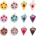 thumbnail image 1 of 1 Box 24Pcs 12 Styles Strawberry Cake Charms Resin Dessert Charms Cute 3D Cakes Sweet Strawberries Food Desserts Charm for Jewelry Making Charms Necklace Bracelet Keychain DIY Craftings, 1 of 6