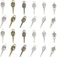 thumbnail image 1 of 1 Box 24Pcs Raven Skull Charms Silver Crow Charm Bulk Tibetan Alloy Halloween Gothic Animal Bird Head Beak Skeleton Charms for Jewelry Making Charms Necklace Earrings Keychain DIY Crafts DIY, 1 of 6