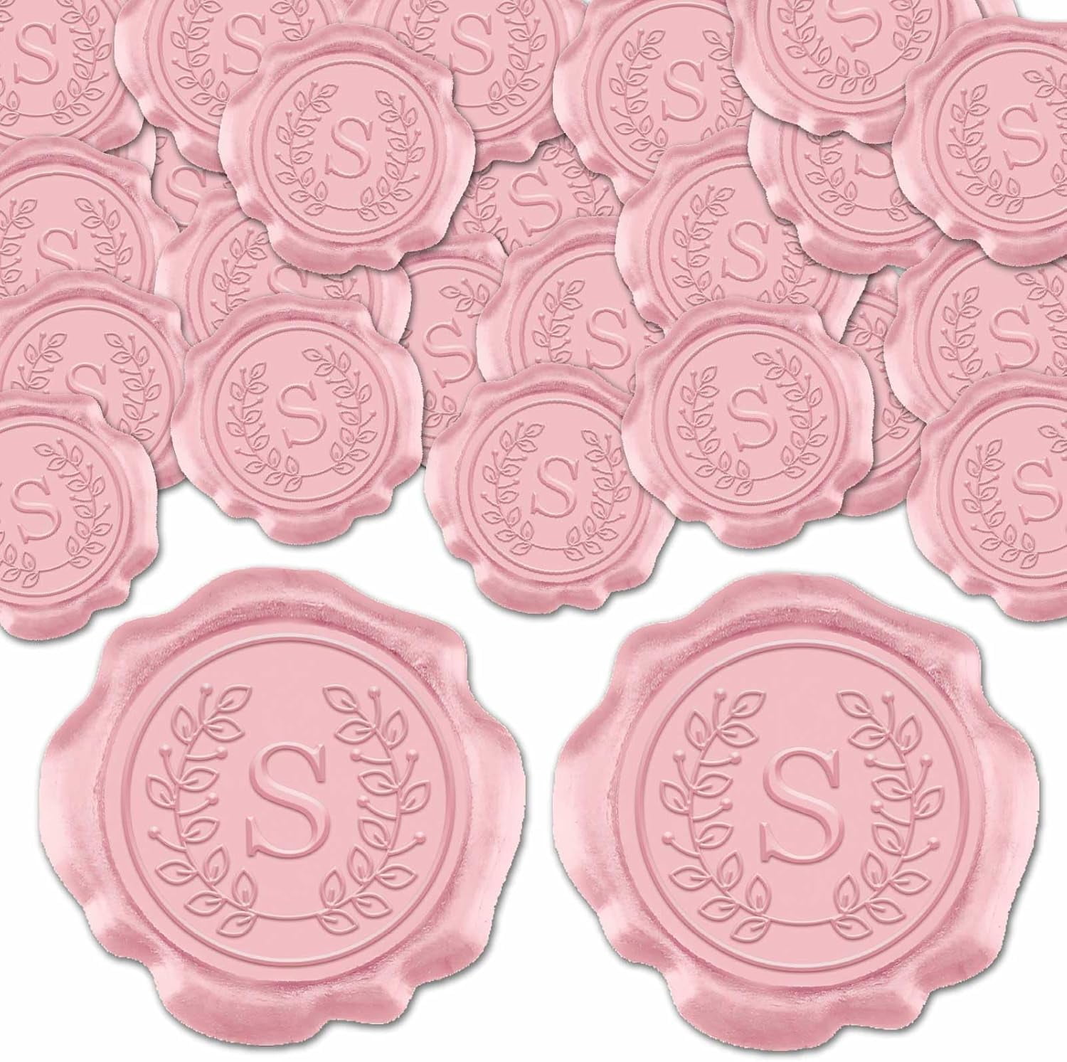 1 Box 25Pcs Letter S Wax Seal Sticker Initial Envelope Stickers 30mm ...