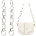 thumbnail image 1 of 1 Box 2Pcs Bag Extender Chain Alloy Purse Strap Extender for Shoulder Bag Platinum 18cm Bag Chain Strap Extender Replacement Accessory with D Ring Swivel Clasps for Purse Handbag Supplies, 1 of 6