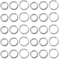 thumbnail image 1 of 1 Box 3000Pcs Stainless Steel Jump Ring Silver Open Jump Rings Small Hypoallergenic Round Single Loop Connector Metal Jump Rings for Jewelry Making Supplies Necklaces Bracelet Earrings DIY grey, 1 of 6