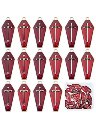  COHEALI 30 Pcs Cross Pendant Halloween Earring Charms Halloween  Bracelet Charms Halloween Jewelry Making Supplies Goth Charms Goth  Jewellery Small Crosses Alloy The Cross Crafting Supplies : Arts, Crafts &  Sewing