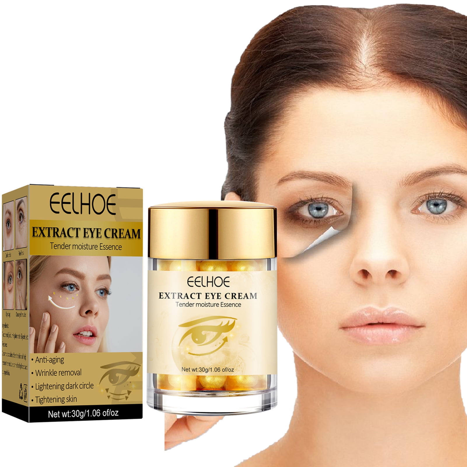 1 Box 30g Eye Cream Antiaging Moisturizing Nonirritating Quick Absorb