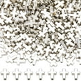 thumbnail image 1 of 1 Box 400PCS Small Silver Cross Beads Mini Cross Beads Bulk Assorted Mini Plastic Tibetan Style Holy Crucifix Loose Bead Charm for Jewelry Making Necklace Bracelet Earring Beading Decoration, 1 of 6
