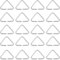 thumbnail image 1 of 1 Box 400Pcs Triangle Open Ring Stainless Steel Jump Rings Open Jump Rings Jump Ring Bulk Pinch Clip Bails for Jewelry Making Accessories DIY Earrings Bracelet Necklace Keychain Supplies, 1 of 9